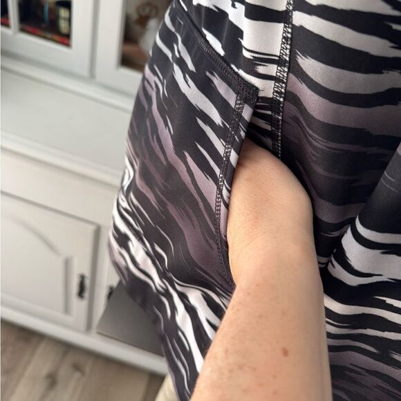 FILA Pullover 1/4 Zip Sportswear Size Small Black Gray Purple - Picture 5 of 10